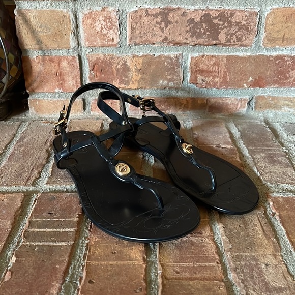 Coach Black Sandals - Picture 1 of 8